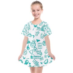 Background, Pattern, Sport Kids  Smock Dress by nateshop