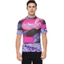 Late Night Feelings Aesthetic Clouds Color Manipulation Landscape Mountain Nature Surrealism Psicode Men s Short Sleeve Rash Guard View1