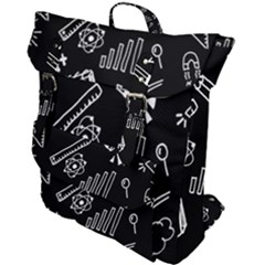 Knowledge Drawing Education Science Buckle Up Backpack by Proyonanggan