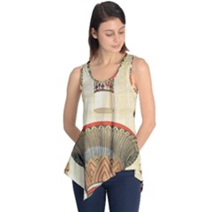 Egyptian Architecture Column Sleeveless Tunic by Proyonanggan