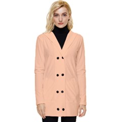 Peach Fuzz 2024 Button Up Hooded Coat  by dressshop