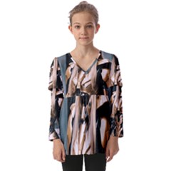 Img 20240116 154225 Kids  V Neck Casual Top by Don007