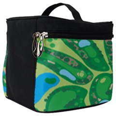 Golf Course Par Golf Course Green Make Up Travel Bag (big) by Grandong