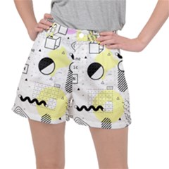 Graphic Design Geometric Background Women s Ripstop Shorts by Grandong