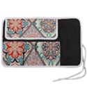 Flowers Pattern, Abstract, Art, Colorful Pen Storage Case (S) View2