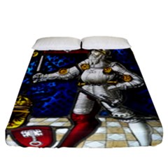 Knight Armor Fitted Sheet (california King Size) by Cemarart