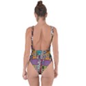 Pattern Design Art Techno  Dj Music Retro Music Device Bring Sexy Back Swimsuit View2