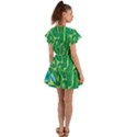 Golf Course Par Golf Course Green Flutter Sleeve Wrap Dress View2