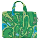 Golf Course Par Golf Course Green MacBook Pro 16  Double Pocket Laptop Bag  View1