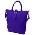 Ultra Violet Purple Buckle Top Tote Bag View1