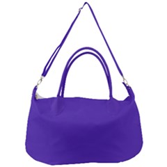 Ultra Violet Purple Removable Strap Handbag by bruzer