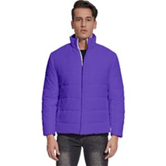 Ultra Violet Purple Men s Puffer Bubble Jacket Coat by bruzer