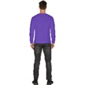 Ultra Violet Purple Men s Fleece Sweatshirt View4