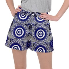 Authentic Aboriginal Art - Gathering Women s Ripstop Shorts by hogartharts