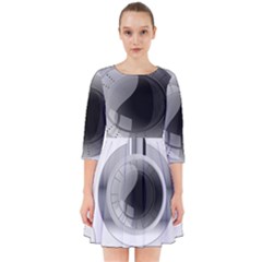 Washing Machines Home Electronic Smock Dress by Proyonanggan