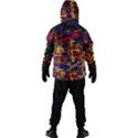 Zig Zag Pattern Geometric Design Men s Zip Ski and Snowboard Waterproof Breathable Jacket View4