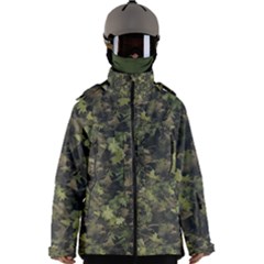 Flowers Pattern Flora Men s Zip Ski And Snowboard Waterproof Breathable Jacket by Ndabl3x