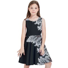 Jungle Road Hawaii Asphalt Mountains Green Kids  Skater Dress by Bedest