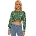 Green banana leaves Lightweight Long Sleeve Sweatshirt View1