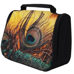 Oceans Stunning Painting Sunset Scenery Wave Paradise Beache Mountains Full Print Travel Pouch (big) by Cemarart