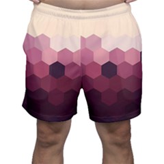 Hexagon Valentine Valentines Men s Shorts by Grandong