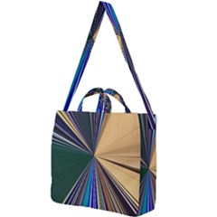 Flower Petal Bud Square Shoulder Tote Bag by Cemarart