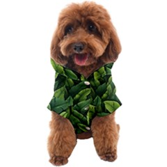 Green Leaves Dog Coat by goljakoff