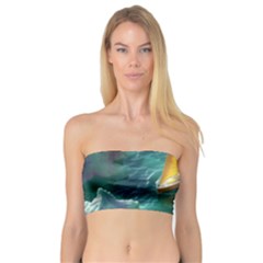 Moon Moonlit Forest Fantasy Midnight Bandeau Top by Cemarart