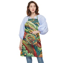 Chinese New Year – Year Of The Dragon Pocket Apron by Valentinaart