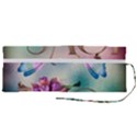 Love Amour Butterfly Colors Flowers Text Roll Up Canvas Pencil Holder (M) View2