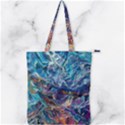 Kaleidoscopic currents Double Zip Up Tote Bag View1