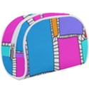 Shapes Texture Colorful Cartoon Make Up Case (Large) View1