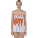 Orange Background Halloween Babydoll Tankini Set View1