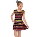 Rainbow Wood Digital Paper Pattern Kids  Cap Sleeve Dress View1