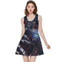 Fractal Cube 3d Art Nightmare Abstract Inside Out Reversible Sleeveless Dress View1