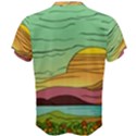 Painting Colors Box Green Men s Cotton T-Shirt View2