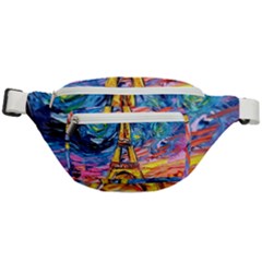 Eiffel Tower Starry Night Print Van Gogh Fanny Pack