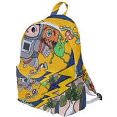 Astronaut Moon Monsters Spaceship Universe Space Cosmos The Plain Backpack by Maspions