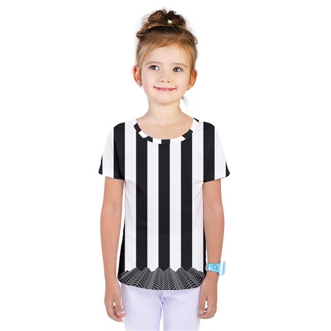 Stripes Geometric Pattern Digital Art Art Abstract Abstract Art Kids  One Piece T-shirt by Proyonanggan