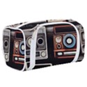 Retro Cameras Old Vintage Antique Technology Wallpaper Retrospective Toiletries Pouch View2