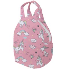 Cute Unicorn Seamless Pattern Travel Backpack by Apen