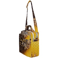 Honeycomb With Bees Crossbody Day Bag by Apen