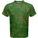 Vectors Leaves Background Plant Men s Cotton T-Shirt View1