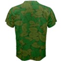 Vectors Leaves Background Plant Men s Cotton T-Shirt View2