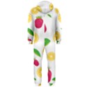 Strawberry Lemons Fruit Hooded Jumpsuit (Men) View2