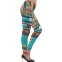City Painting Town Urban Artwork Lightweight Velour Leggings View4