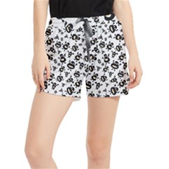 Bacteria Virus Monster Pattern Women s Runner Shorts by Bedest