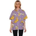 Pattern Bananas Fruit Tropical Seamless Texture Graphics Women s Batwing Button Up Shirt View1