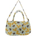 Bees Pattern Honey Bee Bug Honeycomb Honey Beehive Removable Strap Handbag View1