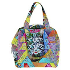 Kitten Cat Pet Animal Adorable Fluffy Cute Kitty Boxy Hand Bag by Maspions